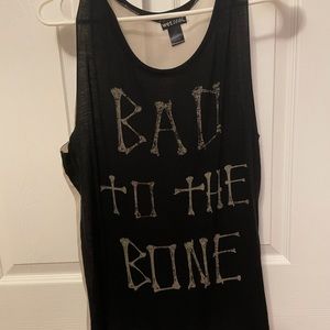 Bad to the bone tank